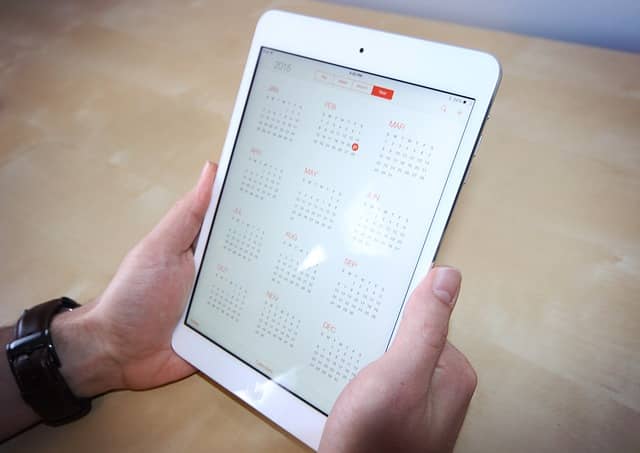 ipadカレンダーアプリ