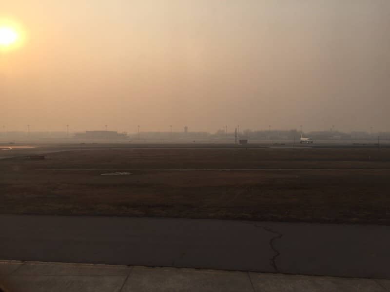 北京国際空港を離陸