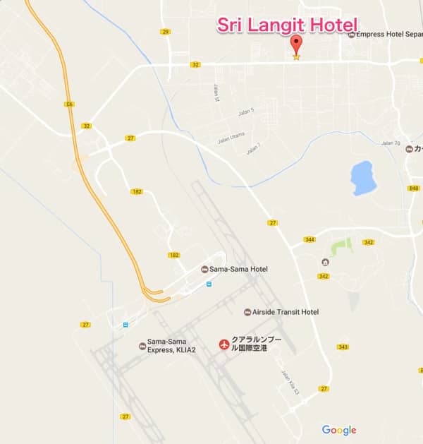 KLIA-SriLangitHotel-map