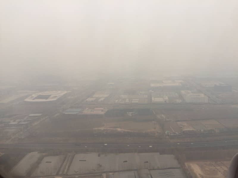 エアチャイナCA181便離陸＠北京国際空港