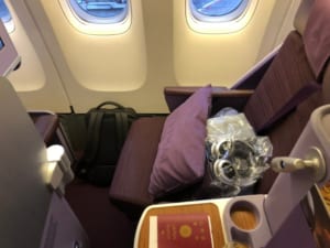 タイ航空B777-300ビジネスクラスシート