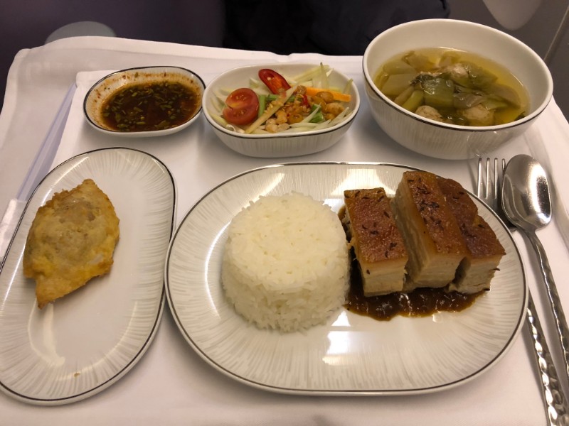 タイ航空TG923-夕食