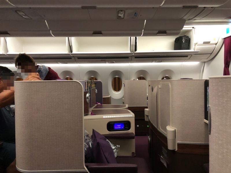 タイ航空A350-900ビジネスクラスシート