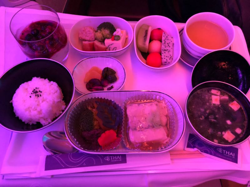 タイ航空TG642-朝食