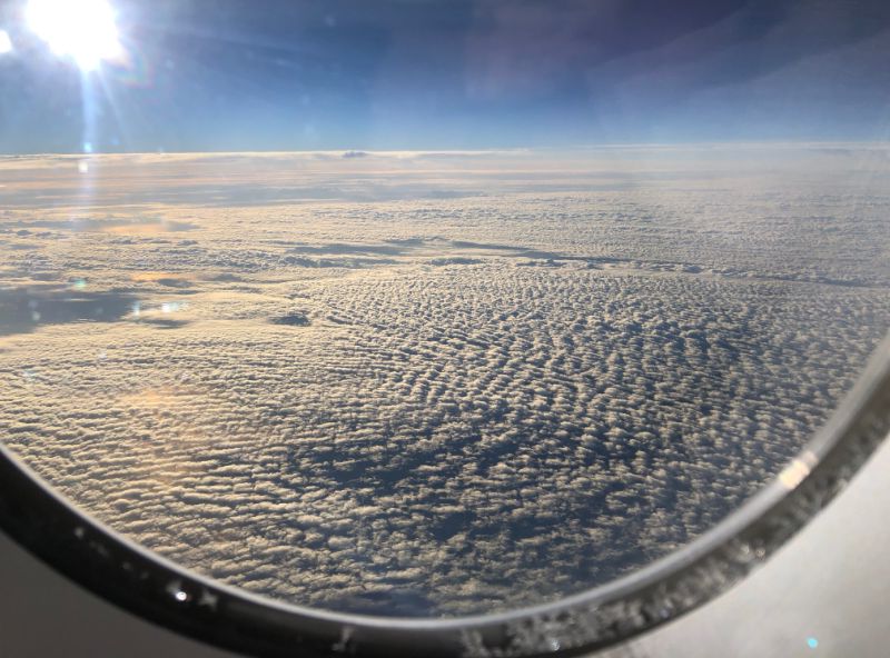 タイ航空TG642-機窓からの風景