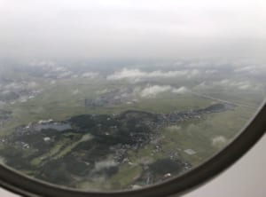 タイ航空TG642-機窓からの風景