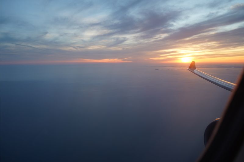 アシアナ航空-OZ733(ICN->HAN)-離陸後の景色
