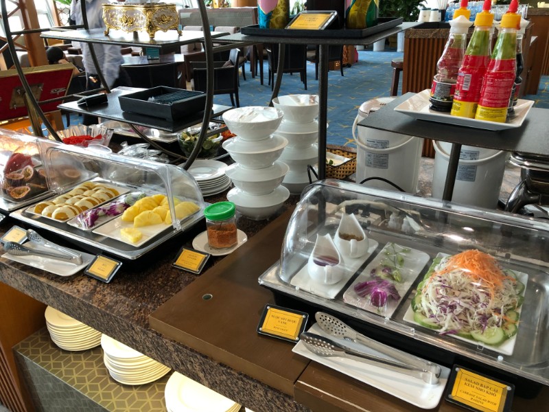 NASCOビジネスクラスラウンジ＠ハノイ・ノイバイ国際空港-食事メニュー