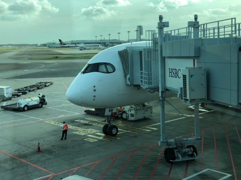 シンガポール航空A350-900（長距離仕様）-搭乗