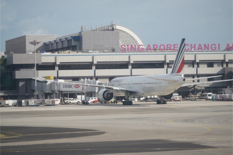 SQ175-シンガポール航空A330-300-着陸