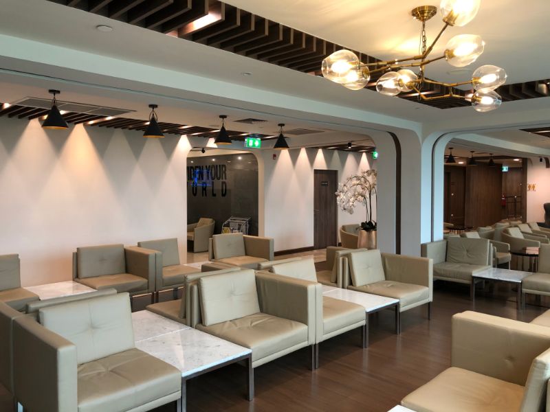 Turkish Airlines Orchid Lounge＠スワンナプーム国際空港-ラウンジ内の雰囲気