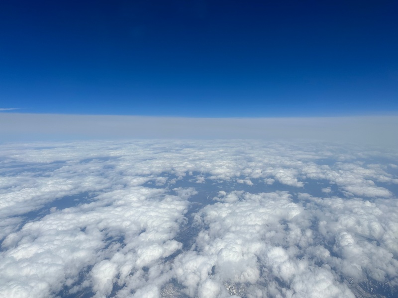 ANA555（羽田-函館）-上空からの景色