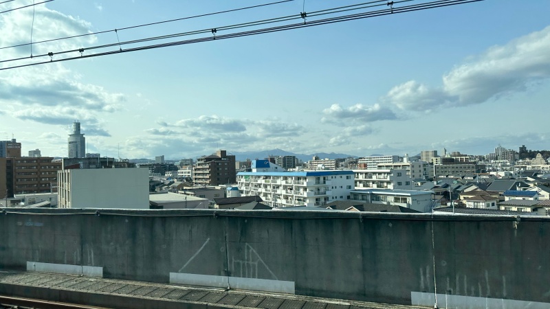 秋田新幹線「こまち」からの車窓