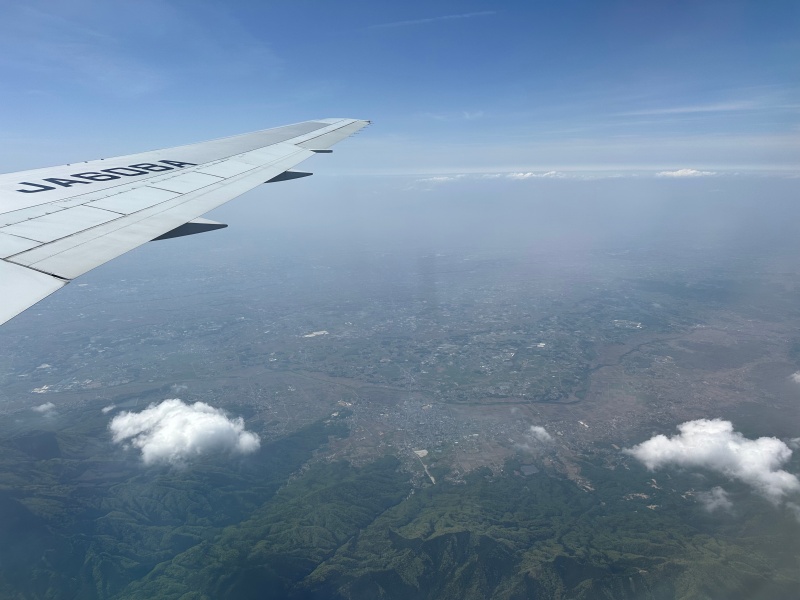 ANA(B767-300)-普通席-機窓からの景色