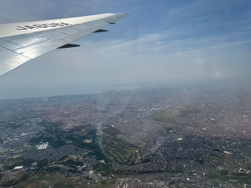 ANA(B767-300)-普通席-機窓からの景色