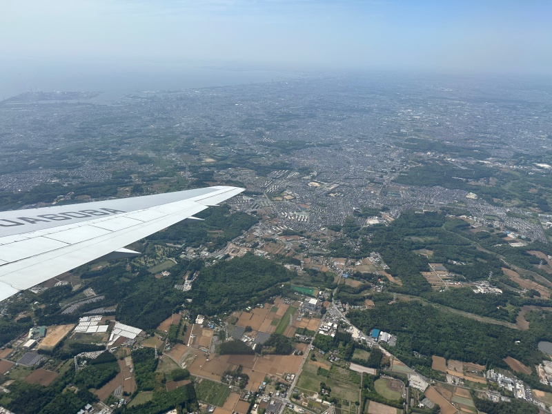 ANA(B767-300)-普通席-機窓からの景色