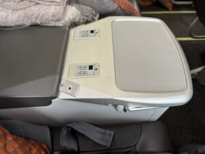 シンガポール航空B737-800-ビジネスクラスシート