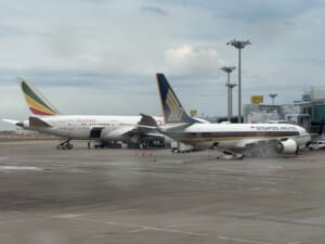 シンガポール航空SQ116（シンガポール-クアラルンプール）-タキシング