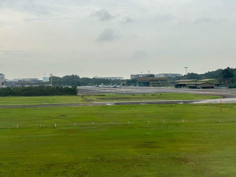 シンガポール航空SQ705（バンコク-シンガポール;A350-900）-着陸