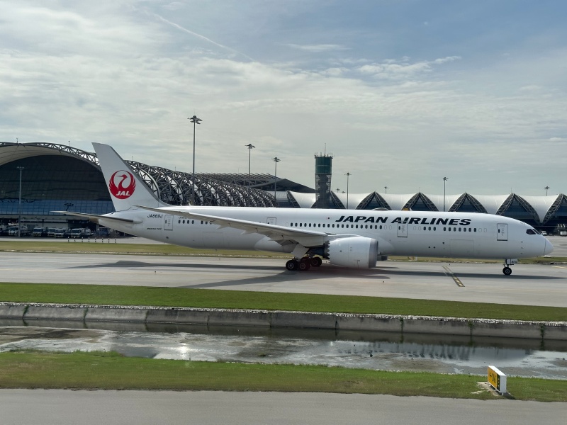 シンガポール航空SQ705（バンコク-シンガポール;A350-900）-タキシング