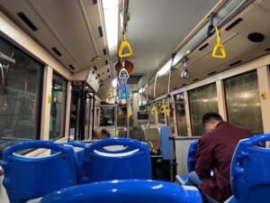 サテライトターミナルへバス移動＠クアラルンプール国際空港（KLIA）