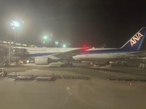 ANA264(福岡-羽田)-着陸