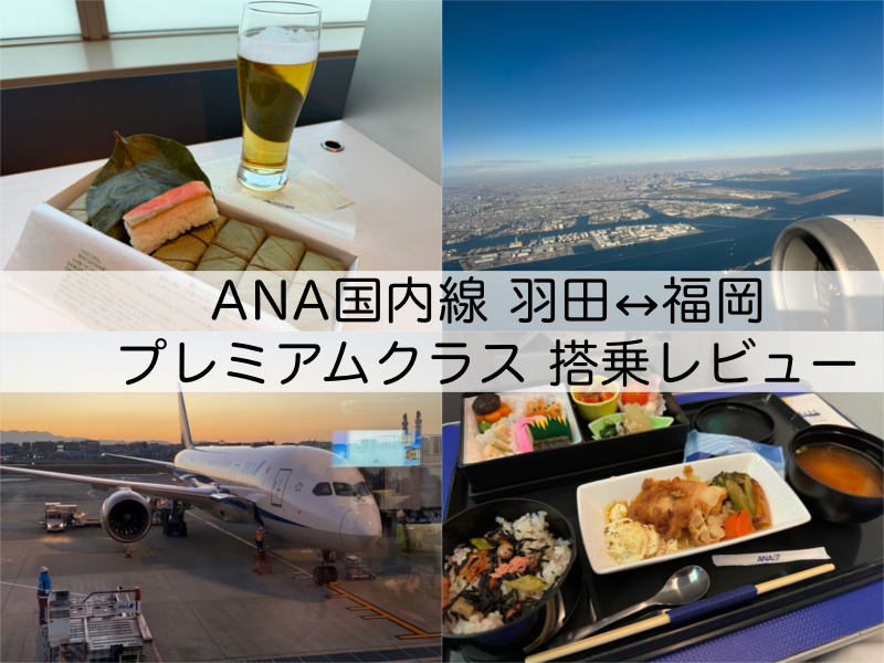 ANA253&ANA264(羽田↔福岡)-普通席&プレミアムクラス搭乗レビュー