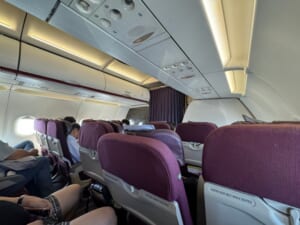 タイ航空（ホーチミン=バンコク便:TG551 A320-200）-ビジネスクラスシート