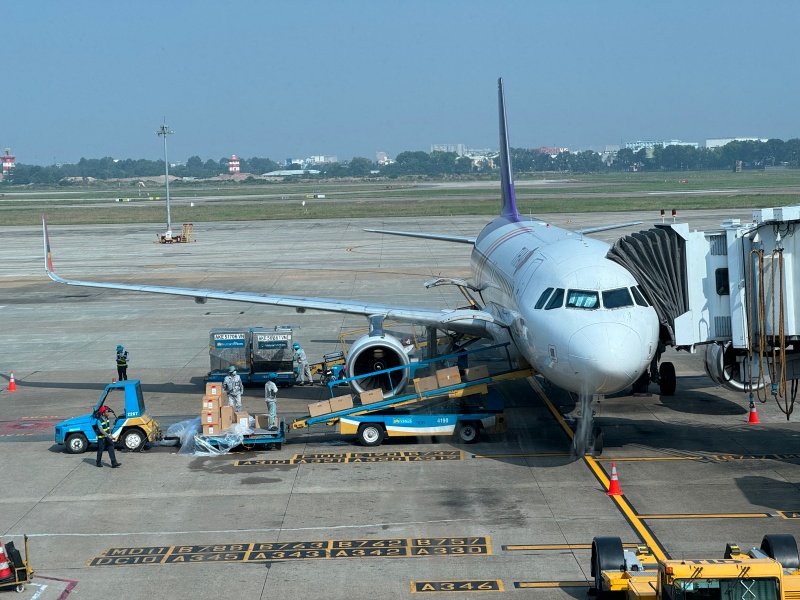 タイ航空（ホーチミン=バンコク便:TG551 A320-200）-搭乗
