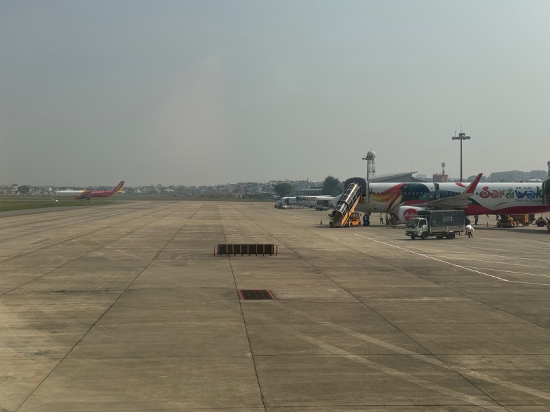 タイ航空（ホーチミン=バンコク便:TG551 A320-200）-タキシング