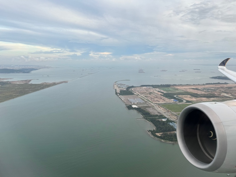シンガポール航空（シンガポール便=クアラルンプール:SQ126 A350-900）-離陸