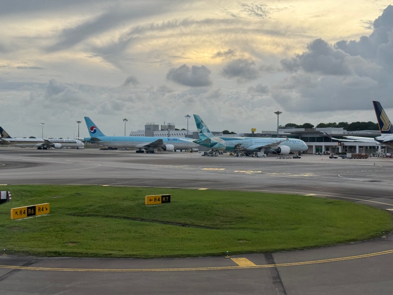 シンガポール航空（シンガポール便=クアラルンプール:SQ126 A350-900）-タキシング
