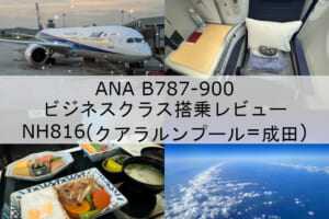 ANA全日空（クアラルンプール=成田便:NH816 B787-900）-搭乗レビュー