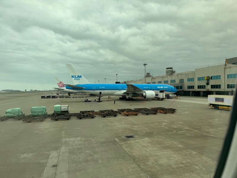 エバー航空（大阪（関西）=台北（桃園）便:BR131 B787-1000）-着陸