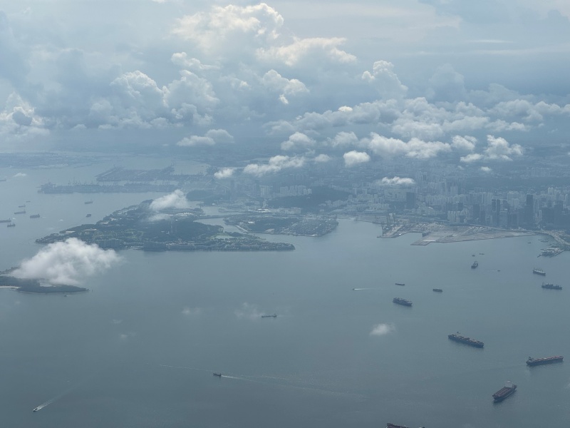 シンガポール航空（シンガポール-ハノイ便:SQ194 B737-800）-離陸