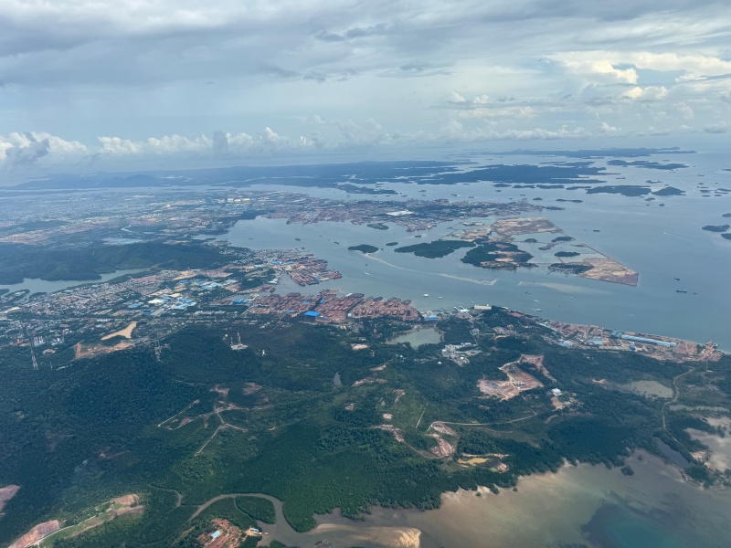 シンガポール航空（シンガポール-ハノイ便:SQ194 B737-800）-離陸