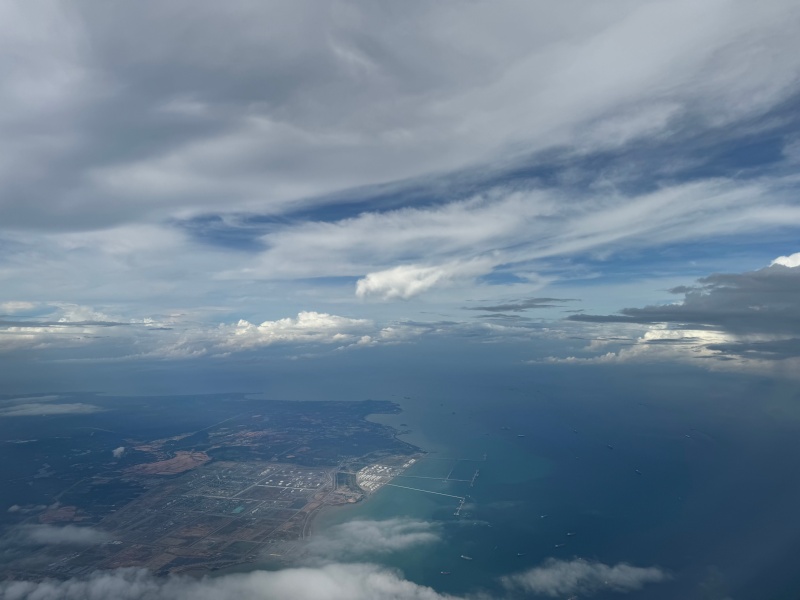 シンガポール航空（シンガポール-ハノイ便:SQ194 B737-800）-離陸