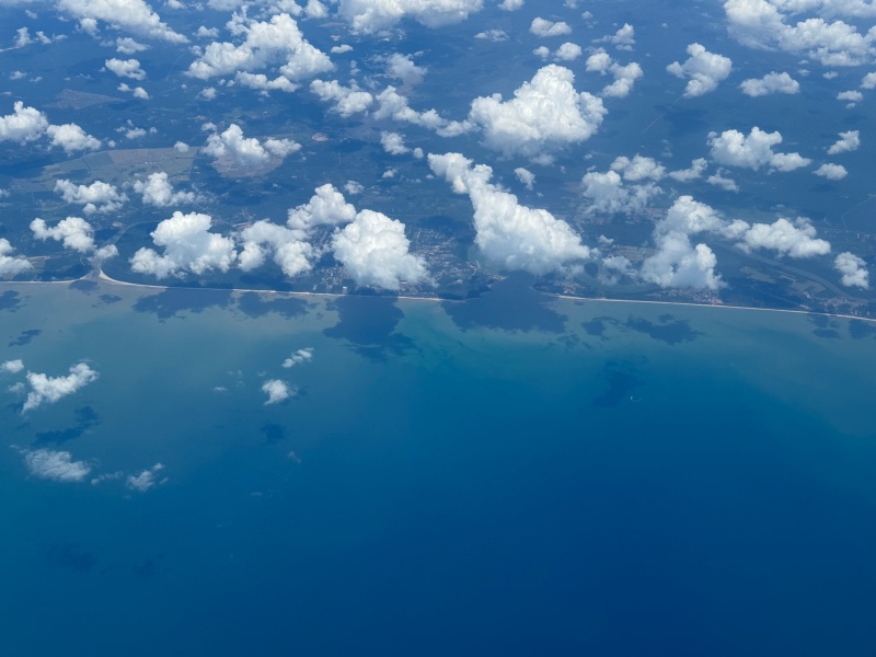 シンガポール航空（バンコク-シンガポール便:SQ705 A350-900）-着陸