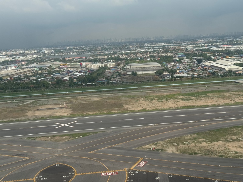 シンガポール航空（バンコク-シンガポール便:SQ705 A350-900）-離陸