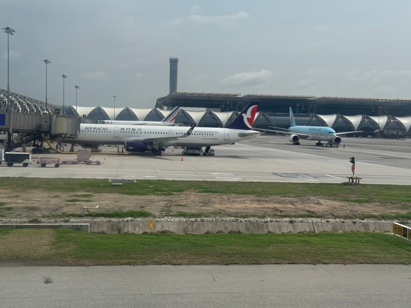 シンガポール航空（バンコク-シンガポール便:SQ705 A350-900）-タキシング