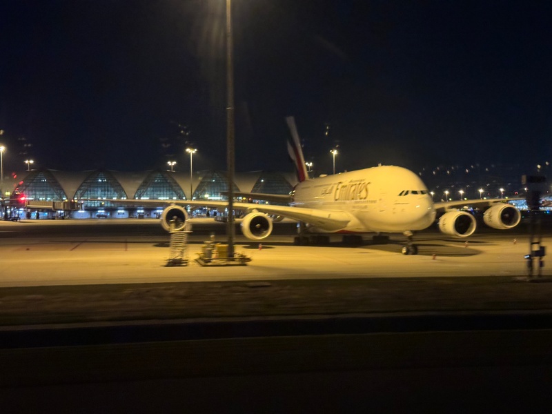 タイ航空（台北（桃園）-バンコク便:TG635 A330-300）-着陸