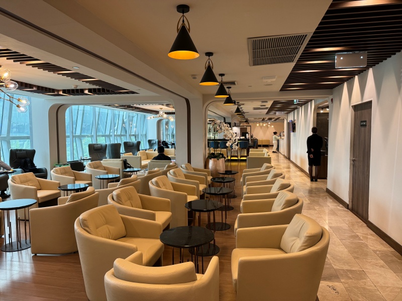 Turkish Airlines Lounge＠バンコク・スワンナプーム国際空港-ラウンジ内の雰囲気