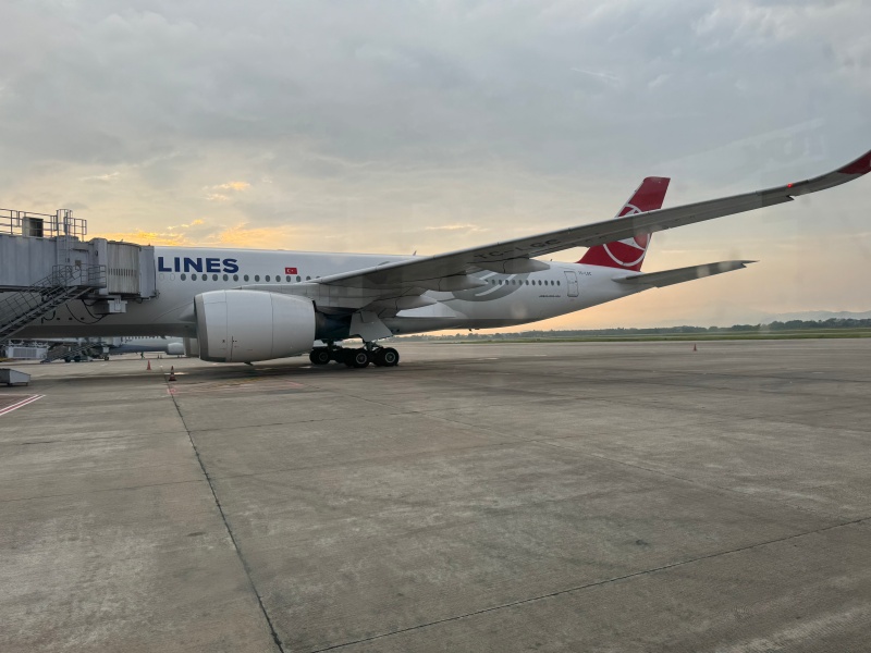 シンガポール航空（シンガポール-ハノイ便:SQ194 B737-800）-着陸