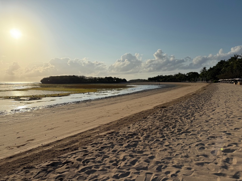 ラグーナ,ラグジュアリーコレクションリゾート&スパ,ヌサドゥア,バリ(The Laguna, A Luxury Collection Resort & Spa, Nusa Dua, Bali)-ホテル周辺を朝散歩