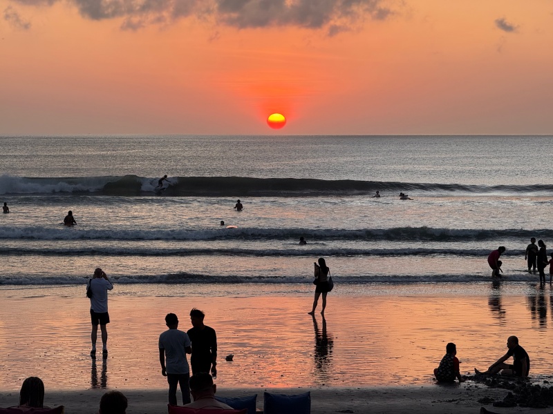 クタ（ビーチウォーク）でのサンセット（夕陽）