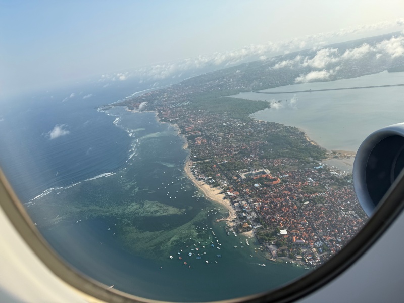 タイ航空（デンパサール便=バンコク:TG432 A350-900）-離陸