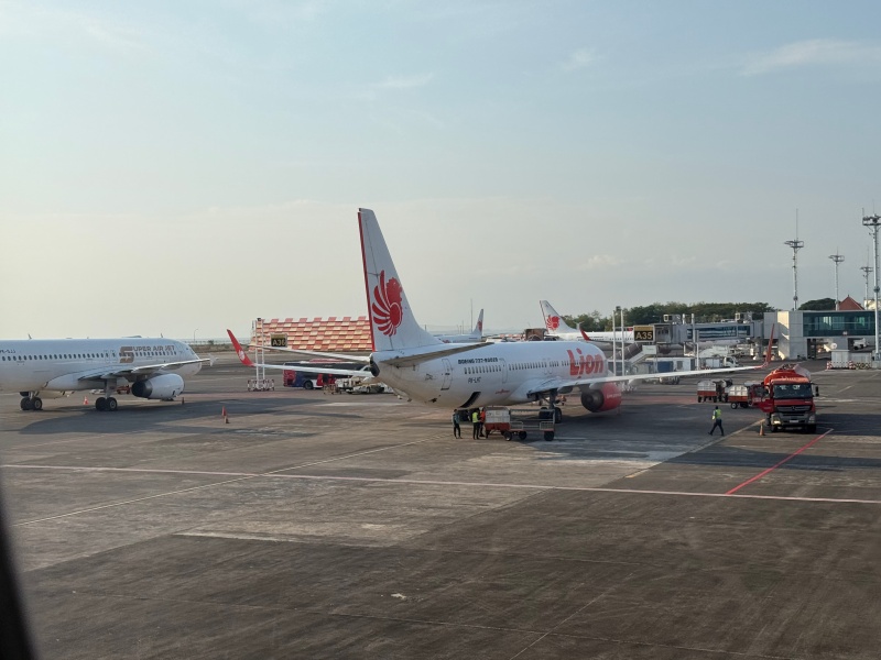 タイ航空（デンパサール便=バンコク:TG432 A350-900）-タキシング