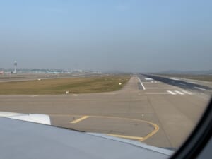 アシアナ航空（ソウル（仁川）=成田便:OZ102 A380-800）-タキシング