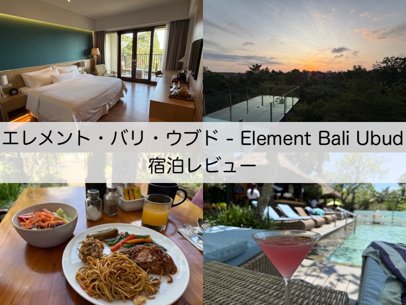 エレメント・バリ・ウブド(Element Bali Ubud)-宿泊レビュー