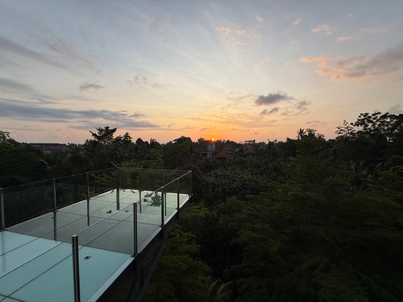 エレメント・バリ・ウブド(Element Bali Ubud)-客室からの夕焼け